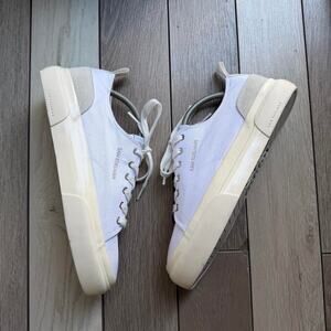 Sam Edelman White Canvas Platform Sneakers Women’s Size 10.5